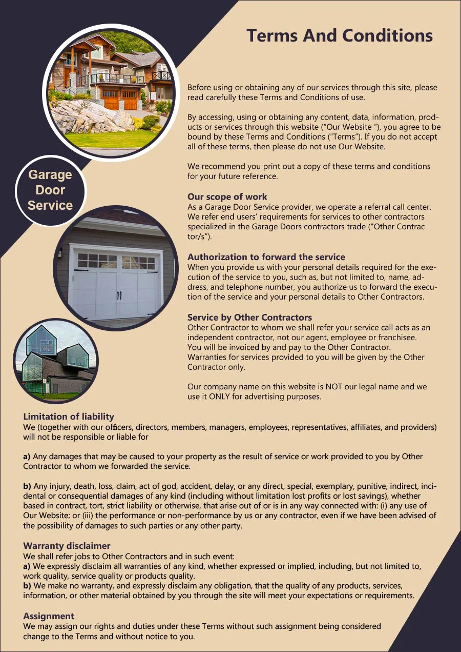 Garage Door Mobile Service Cave Creek, AZ 480-405-4186